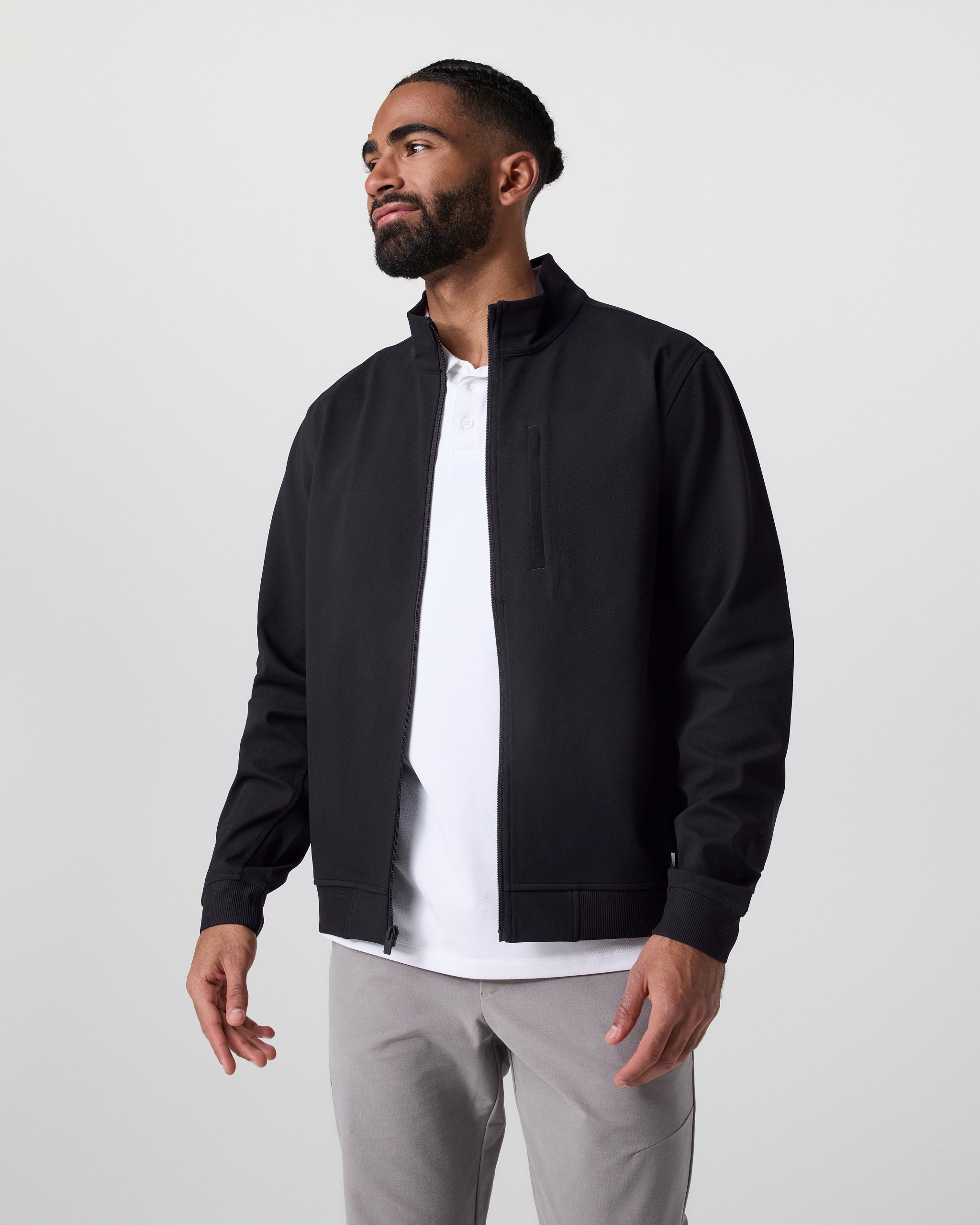MetaTwill Full Zip | Black