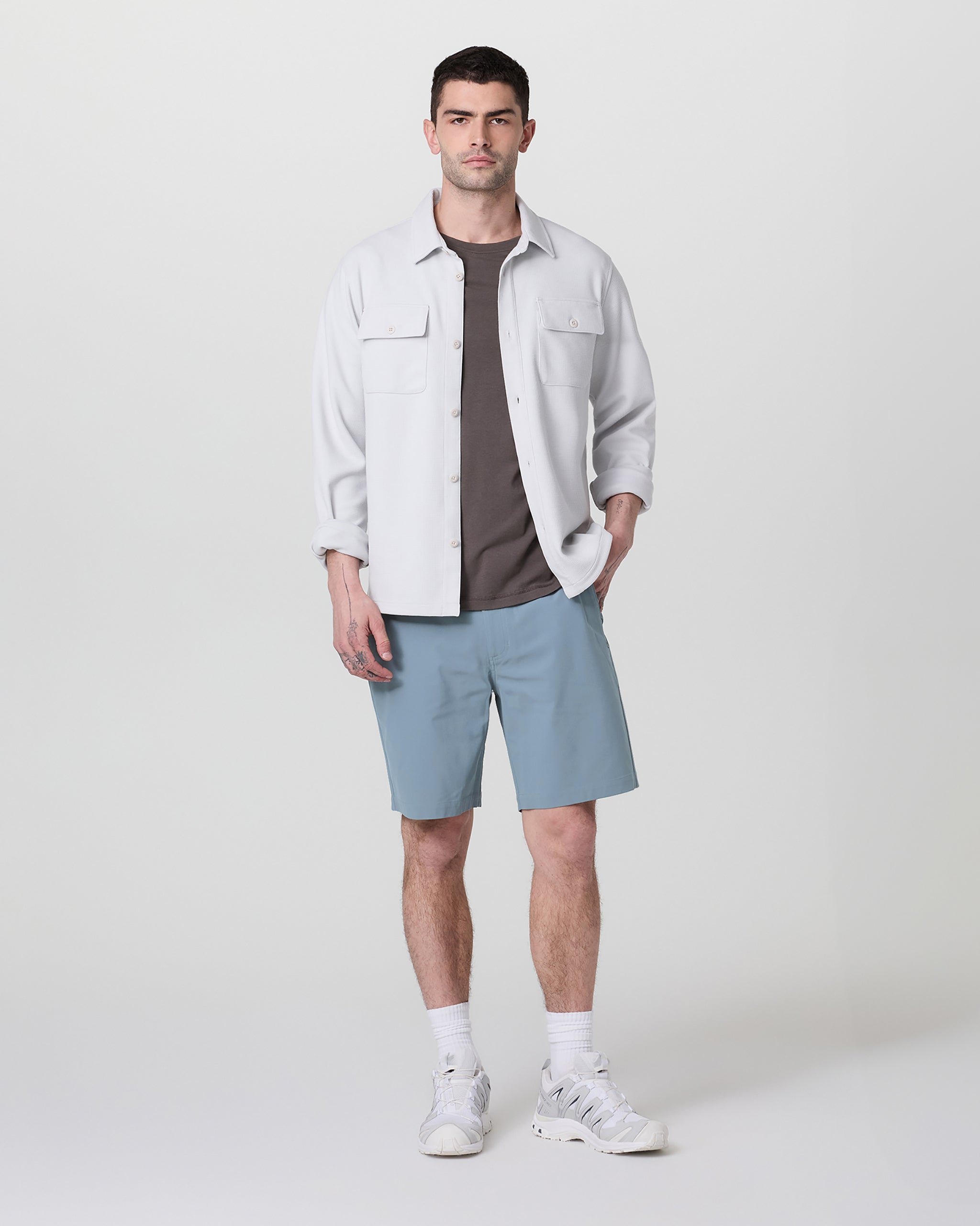 Meta Short 8" | Dusty Blue