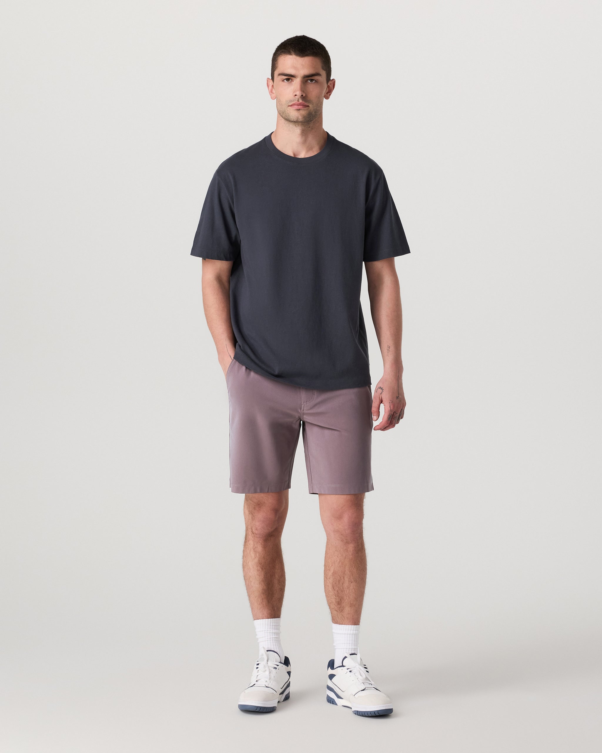 Meta Short 8" | Dusty Plum