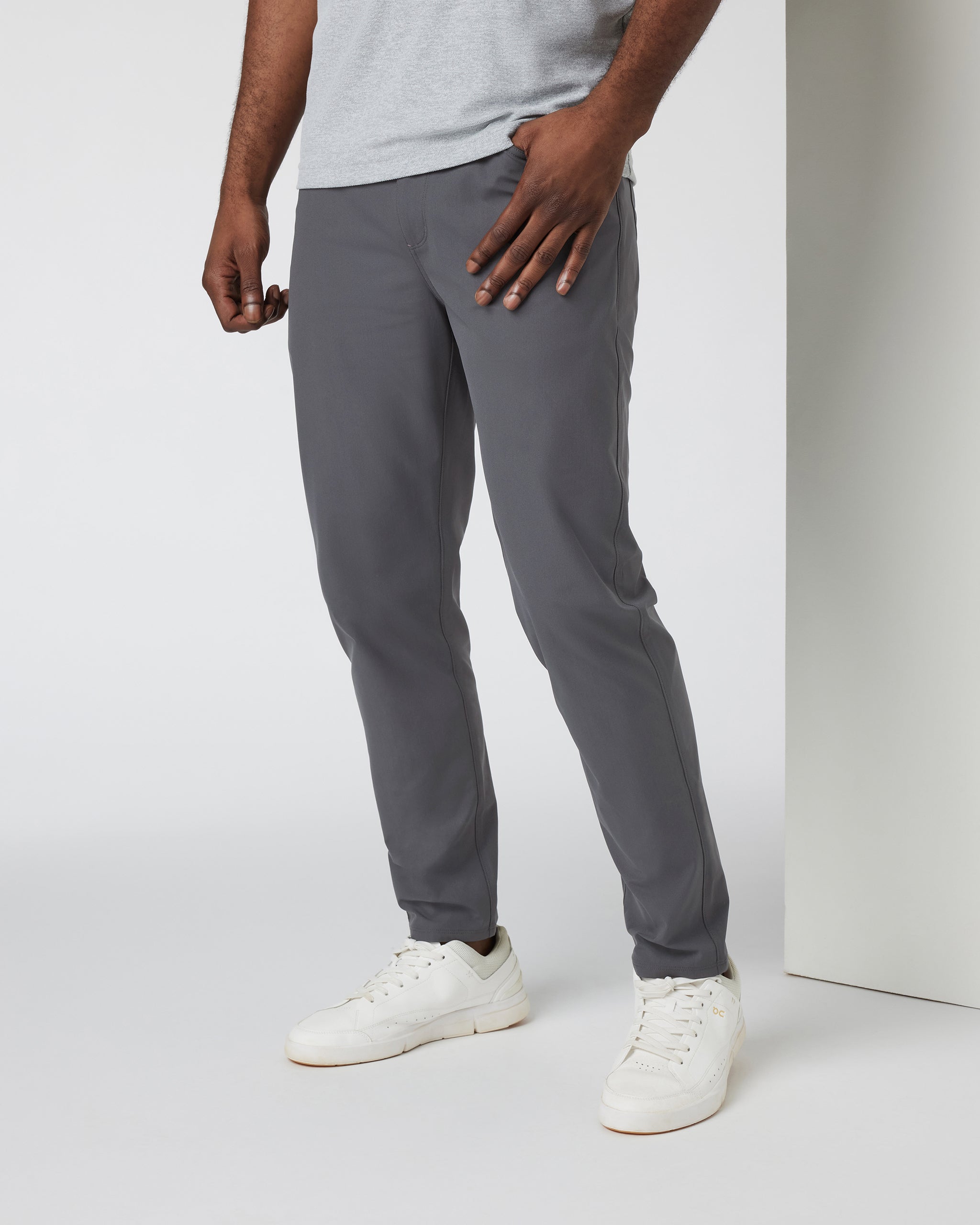 Meta Pant Athletic Slim Fit 32" | Charcoal