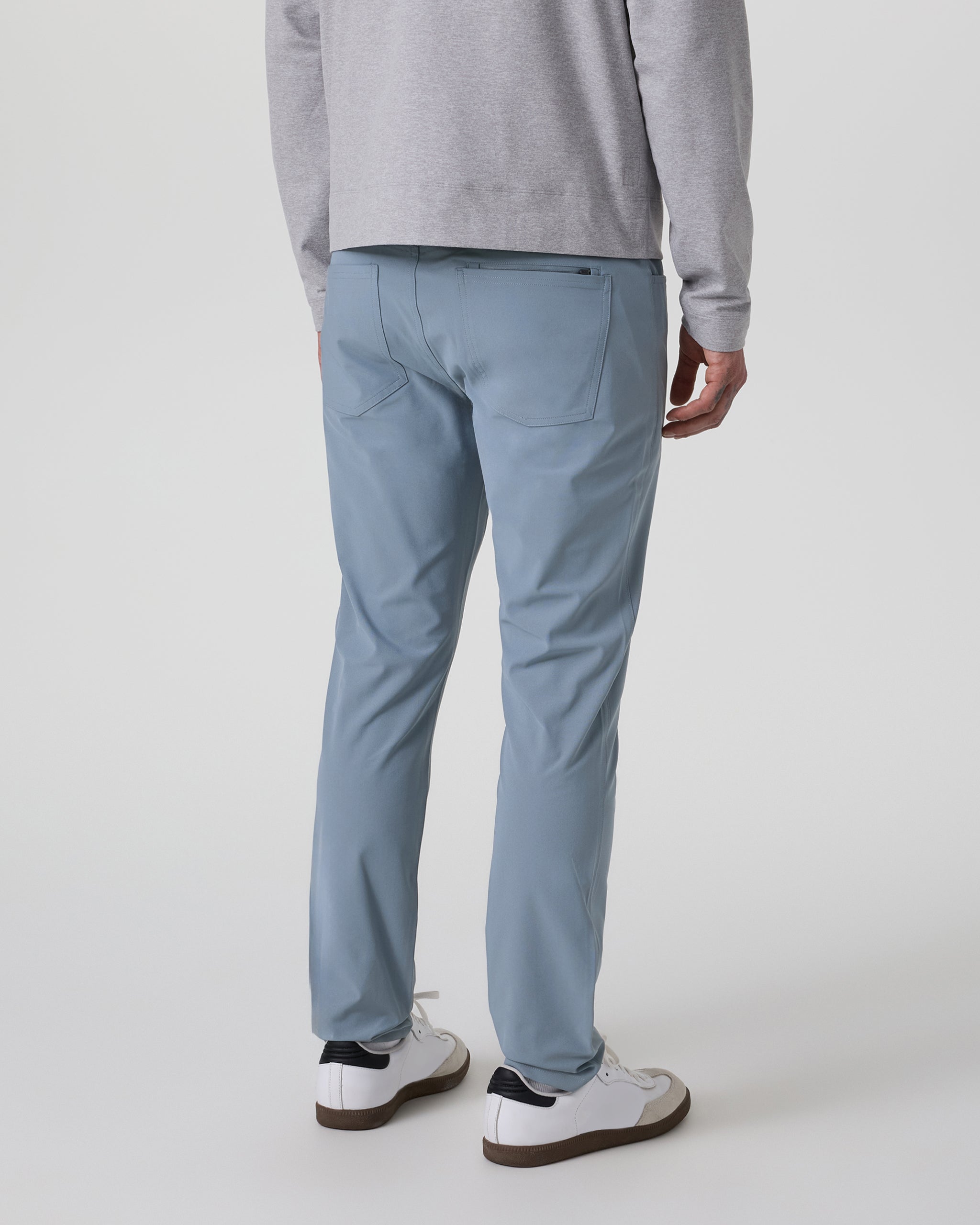 Meta Pant Athletic Slim Fit 34" | Dusty Blue
