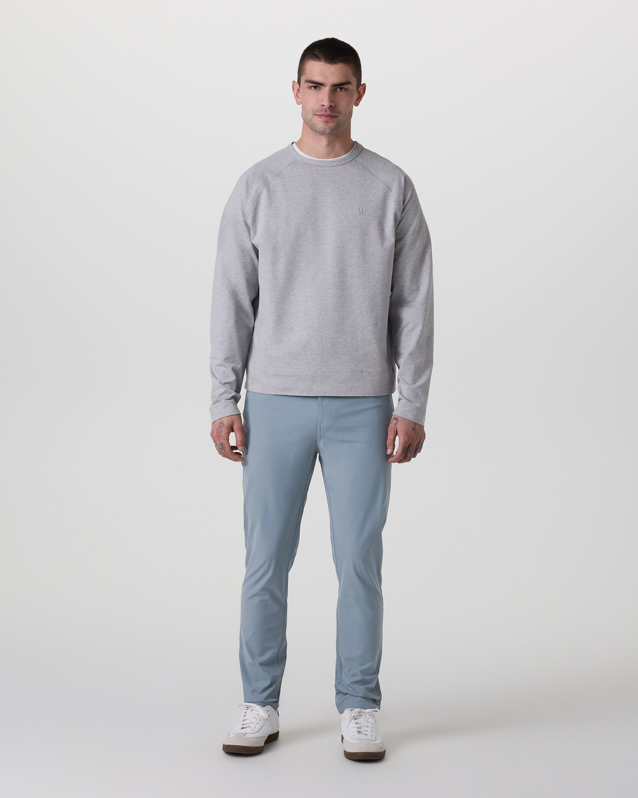 Meta Pant Athletic Slim Fit 34" | Dusty Blue