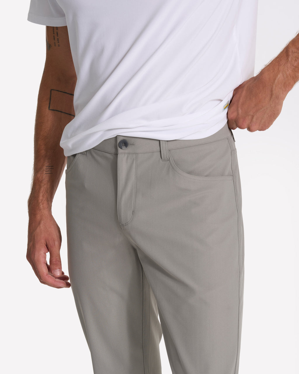 Meta Pant Athletic Slim Fit 32" | Driftwood