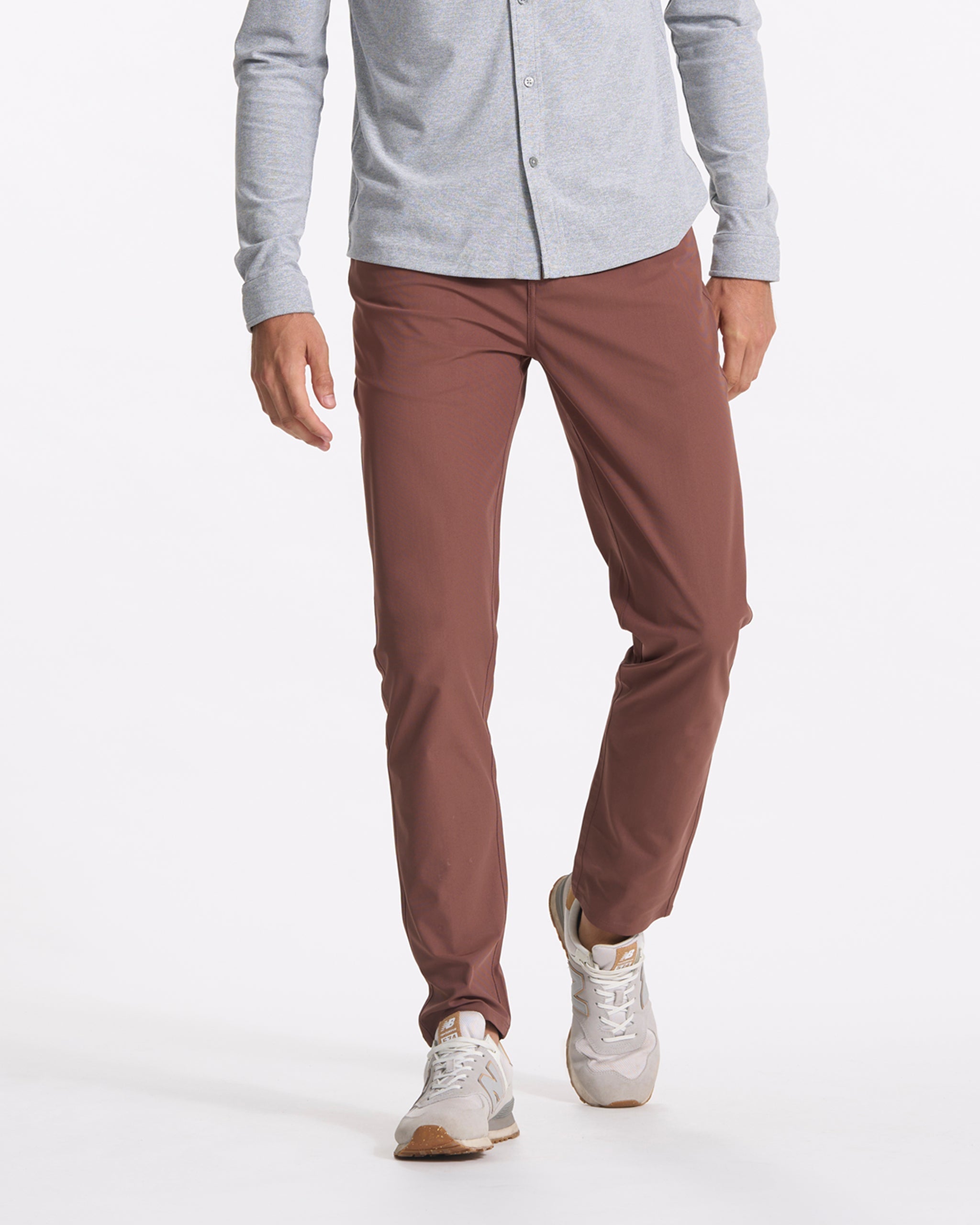 Meta Pant Athletic Slim Fit 30 | Hazelnut
