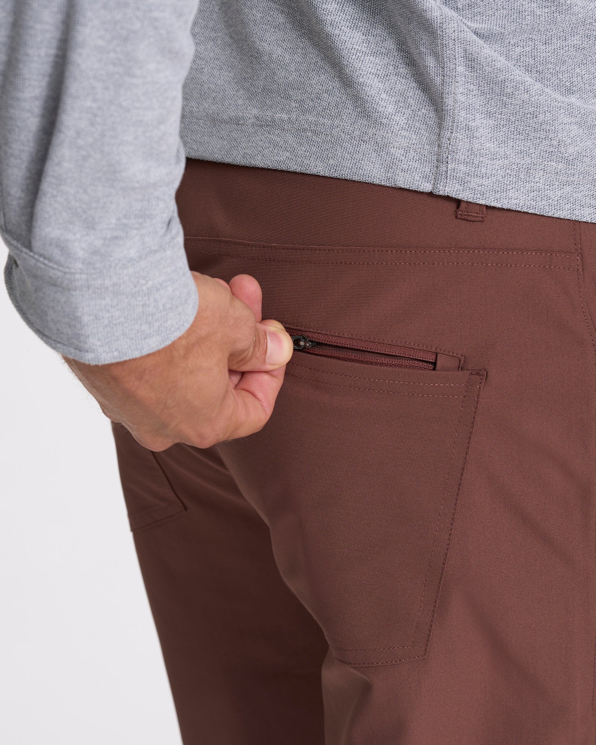 Meta Pant Athletic Slim Fit 30 | Hazelnut