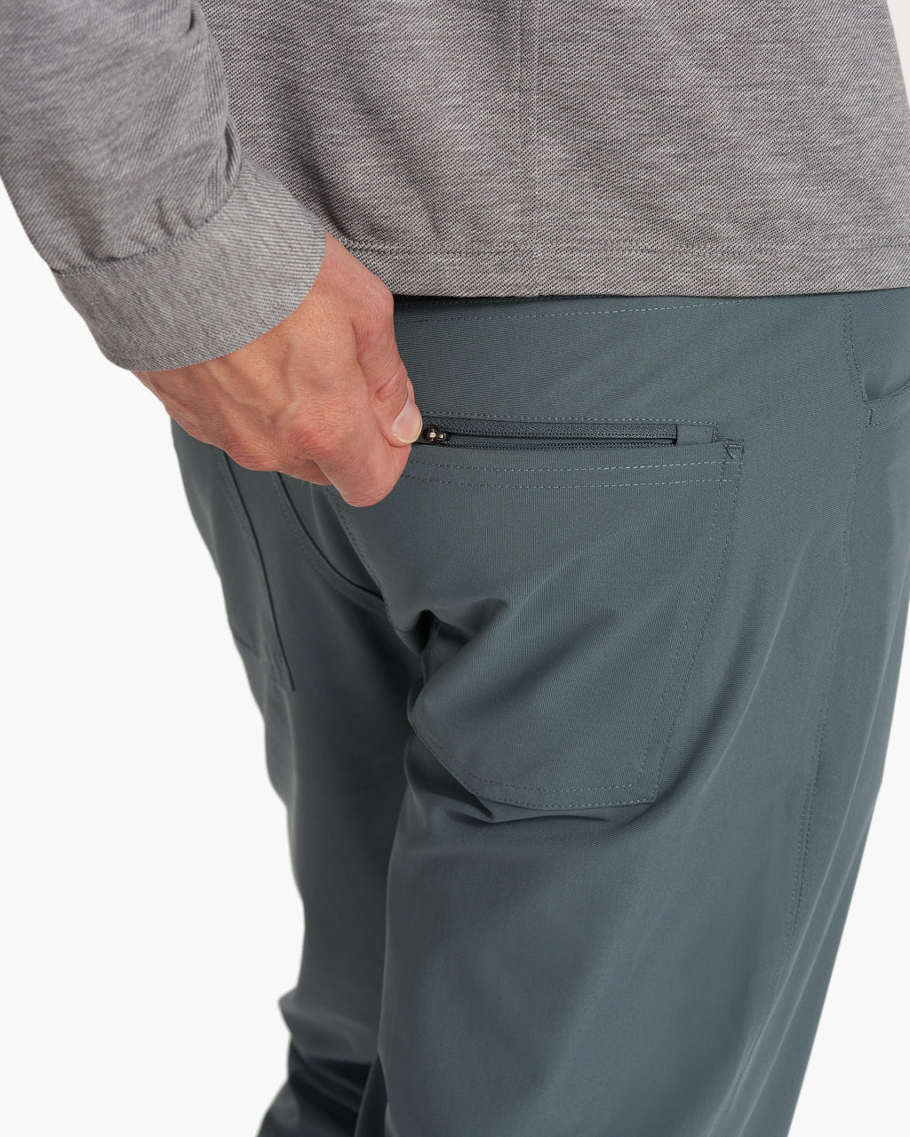 Meta Pant Athletic Slim Fit 34” | Lake