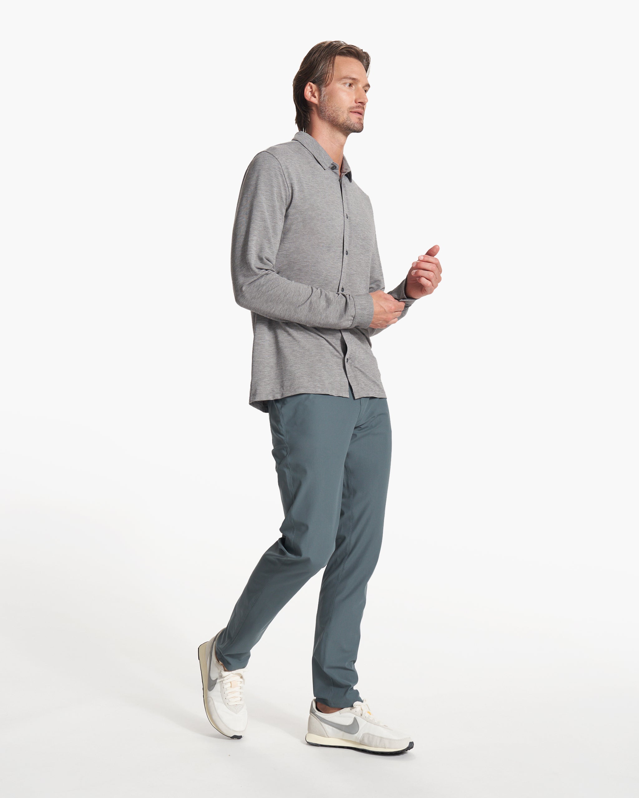 Meta Pant Athletic Slim Fit 34” | Lake