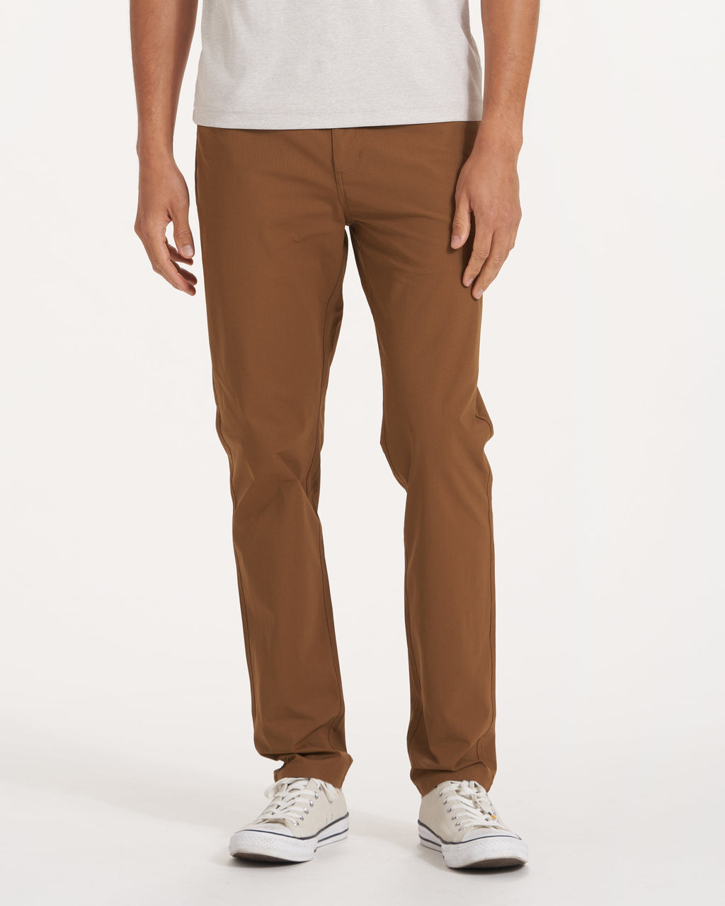 Meta Pant Athletic Slim Fit 32" | Tobacco