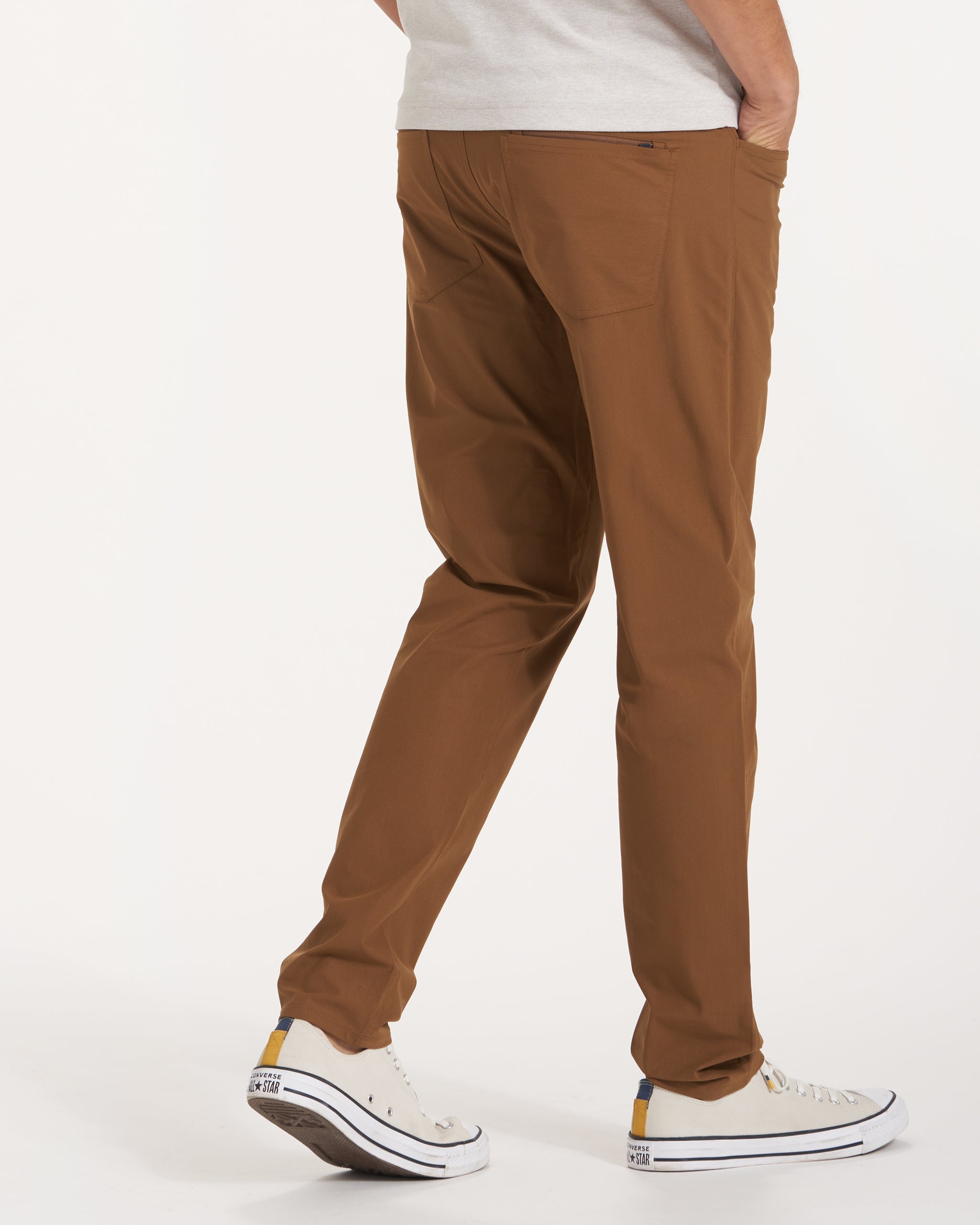 Meta Pant Athletic Slim Fit 32" | Tobacco