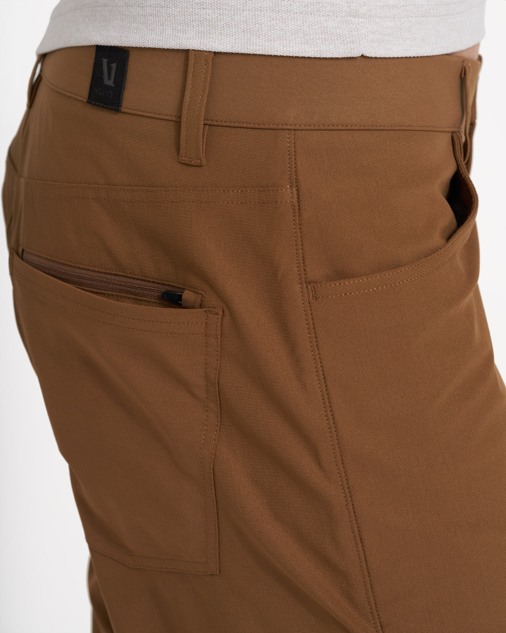 Meta Pant Athletic Slim Fit 32" | Tobacco