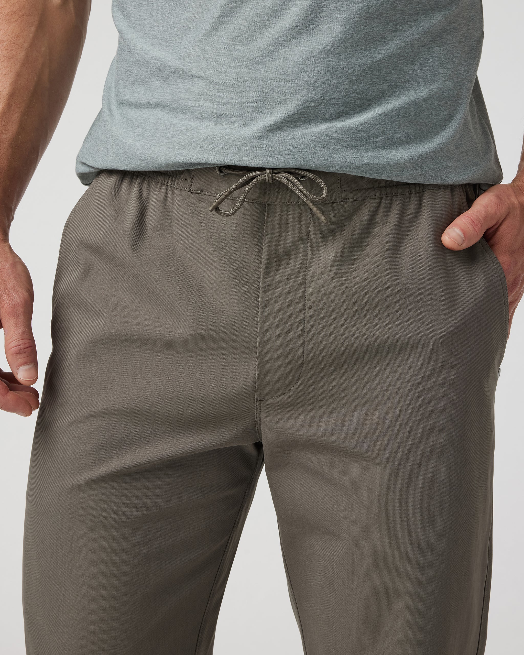 Meta Elastic Waist Pant | Cocoa