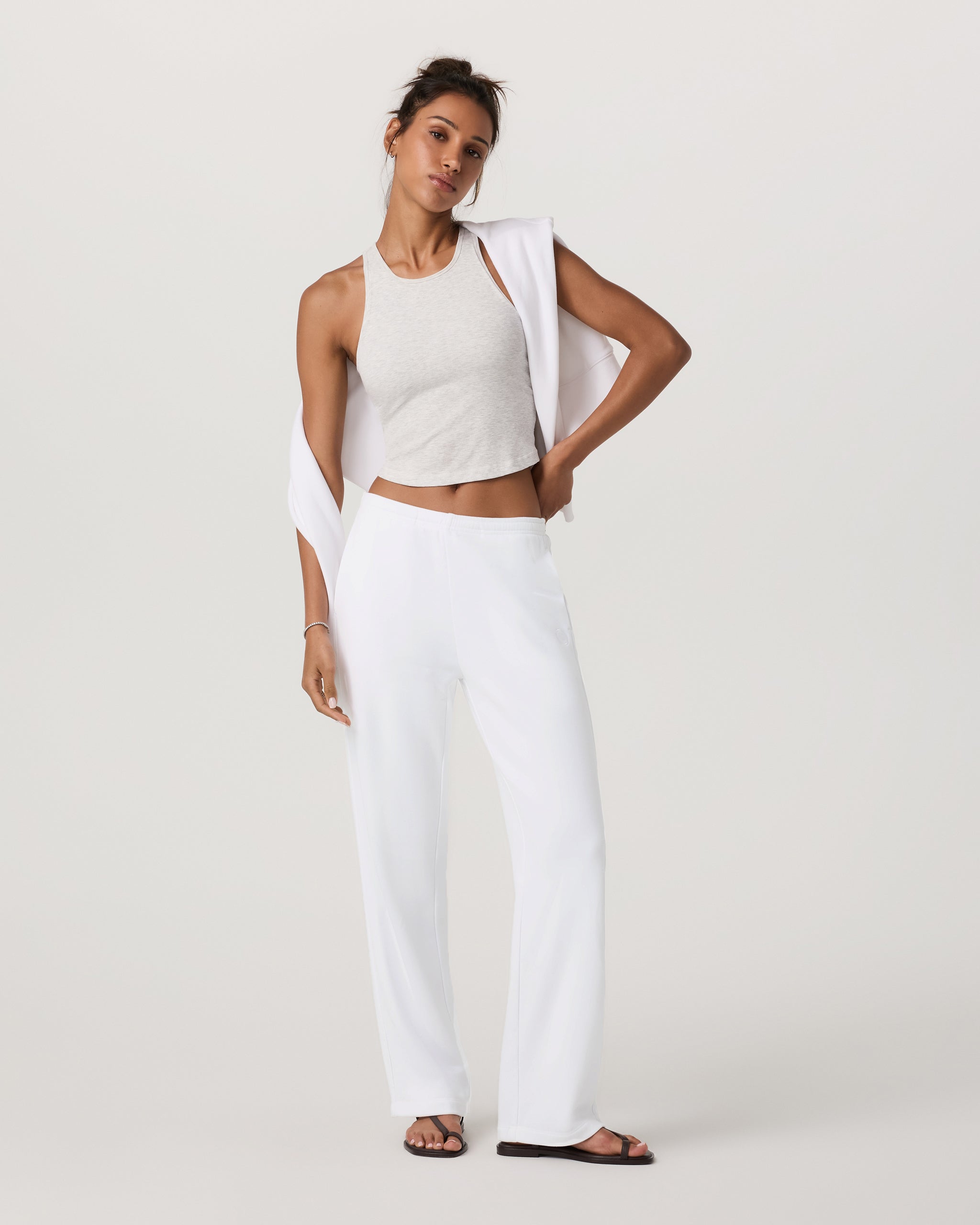 Pose Plyo Tank | White Heather