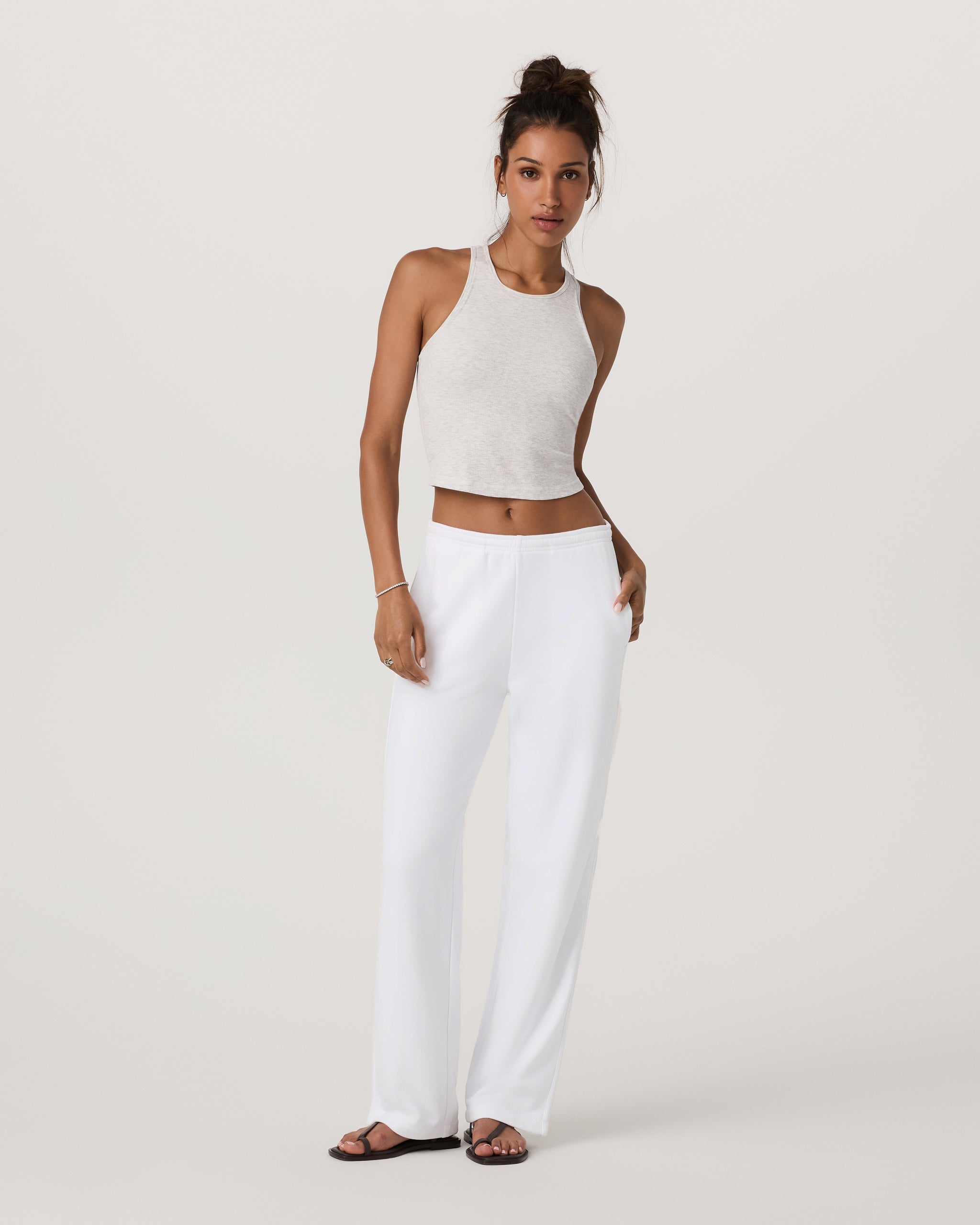 Pose Plyo Tank | White Heather