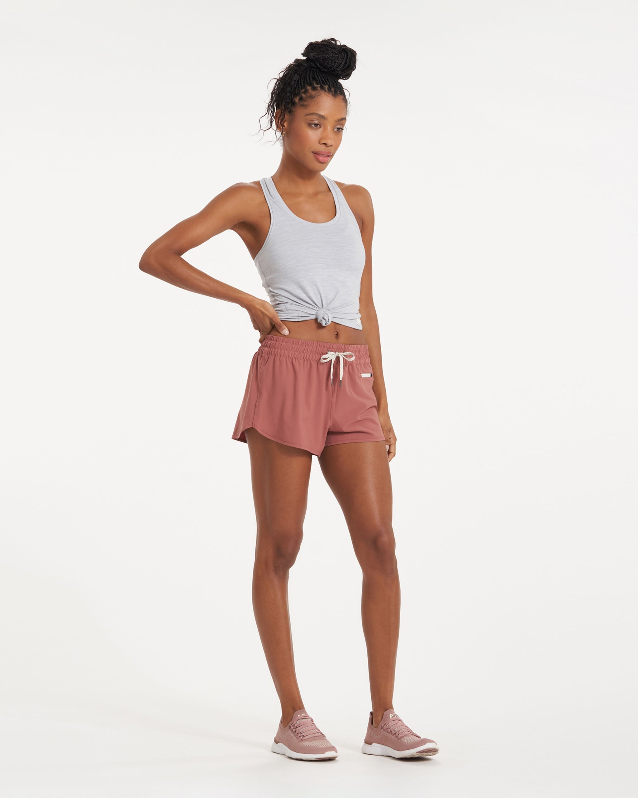 Lux Performance Tank | Platinum Heather