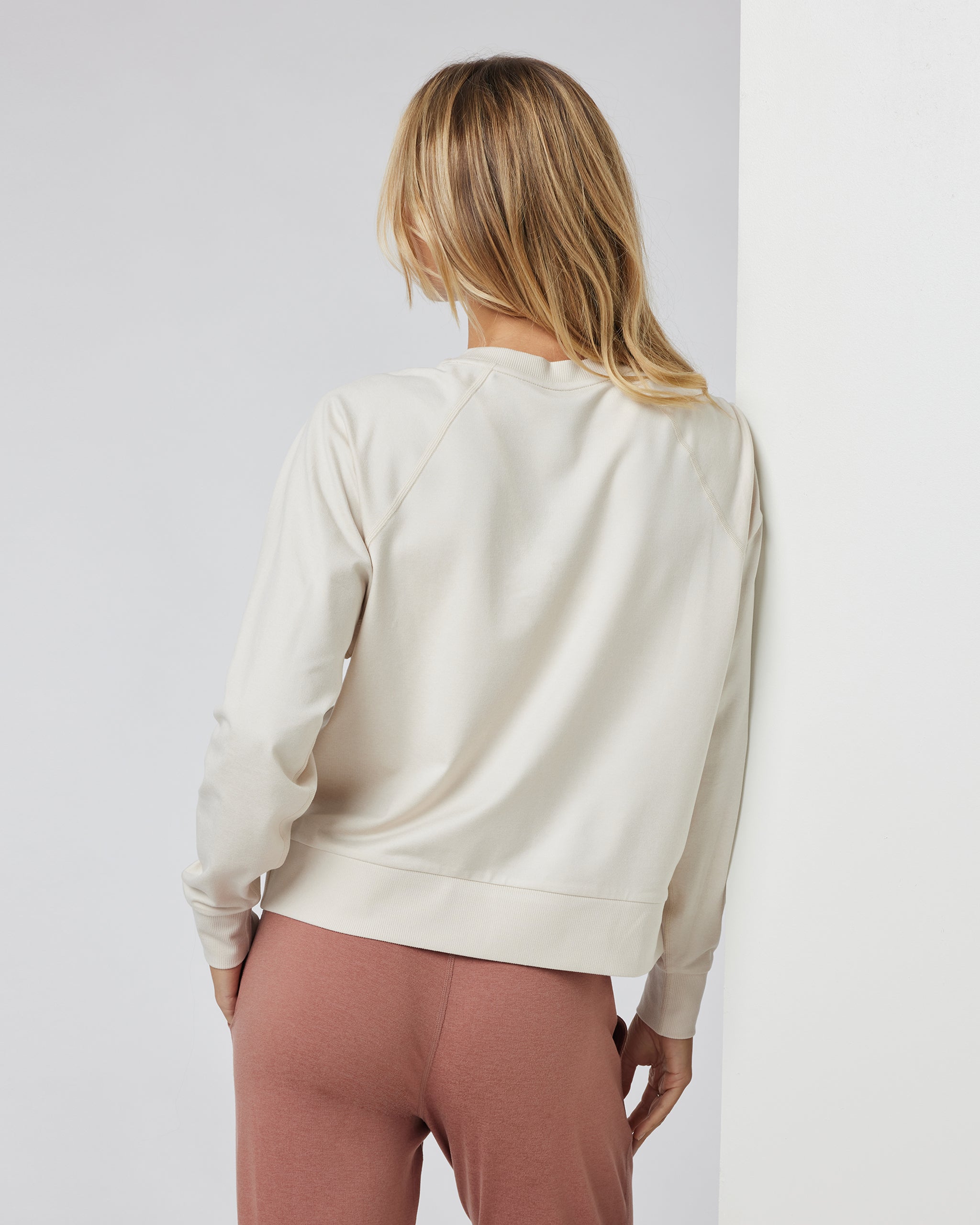 Long Sleeve Halo Crew | Milkweed Heather