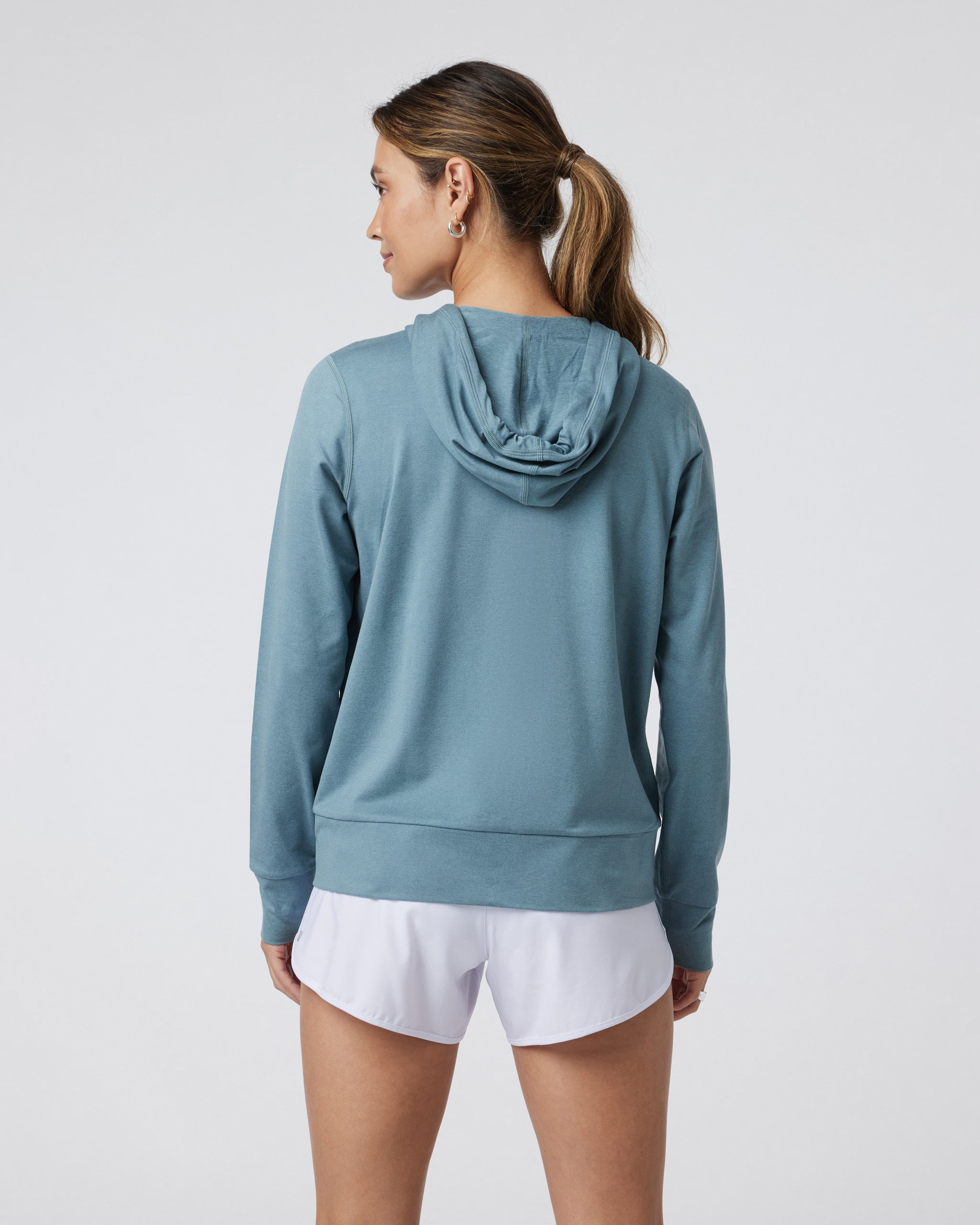 Halo Performance Hoodie 2.0 | Smoke Blue Heather