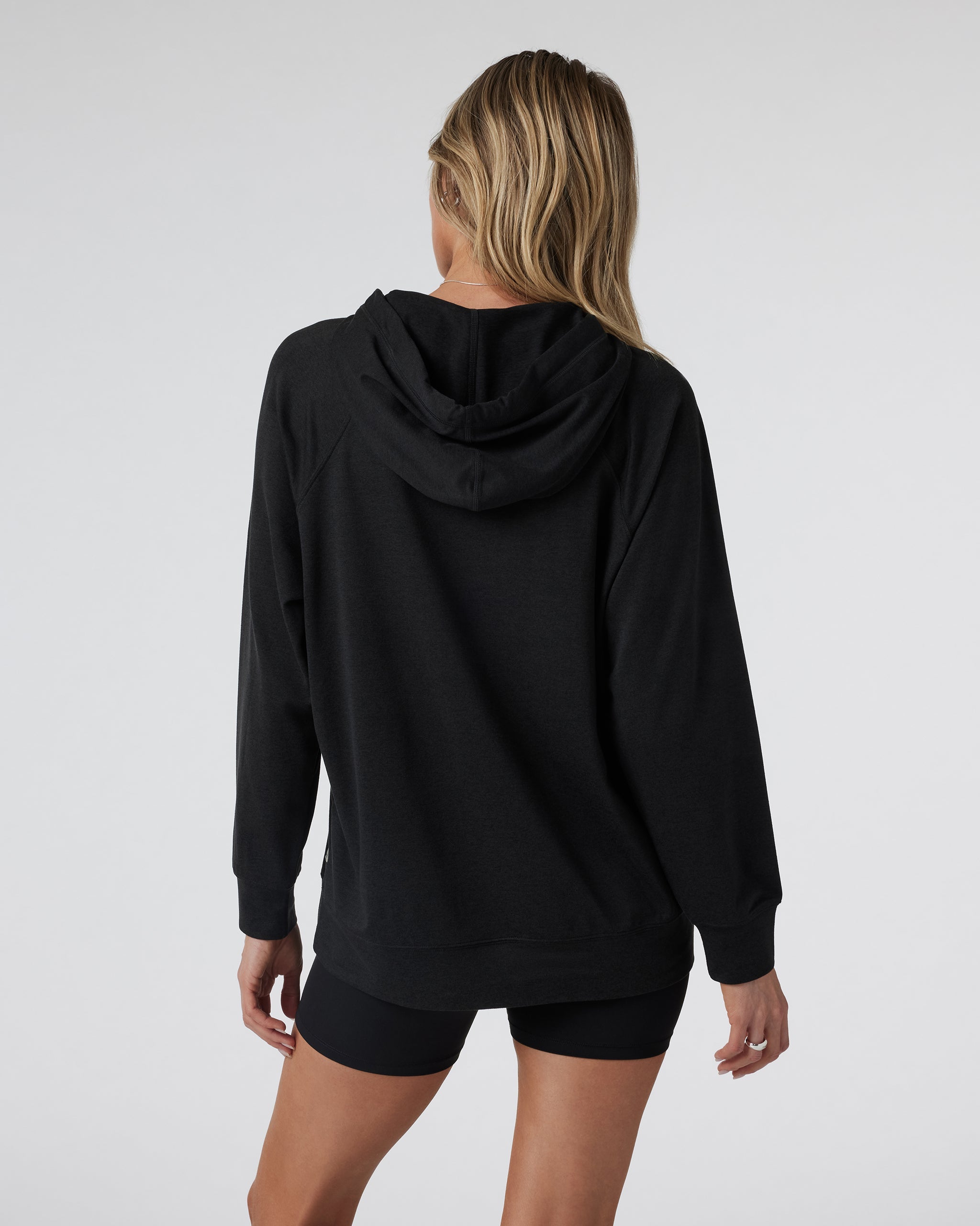 Halo Oversized Hoodie | Black Heather
