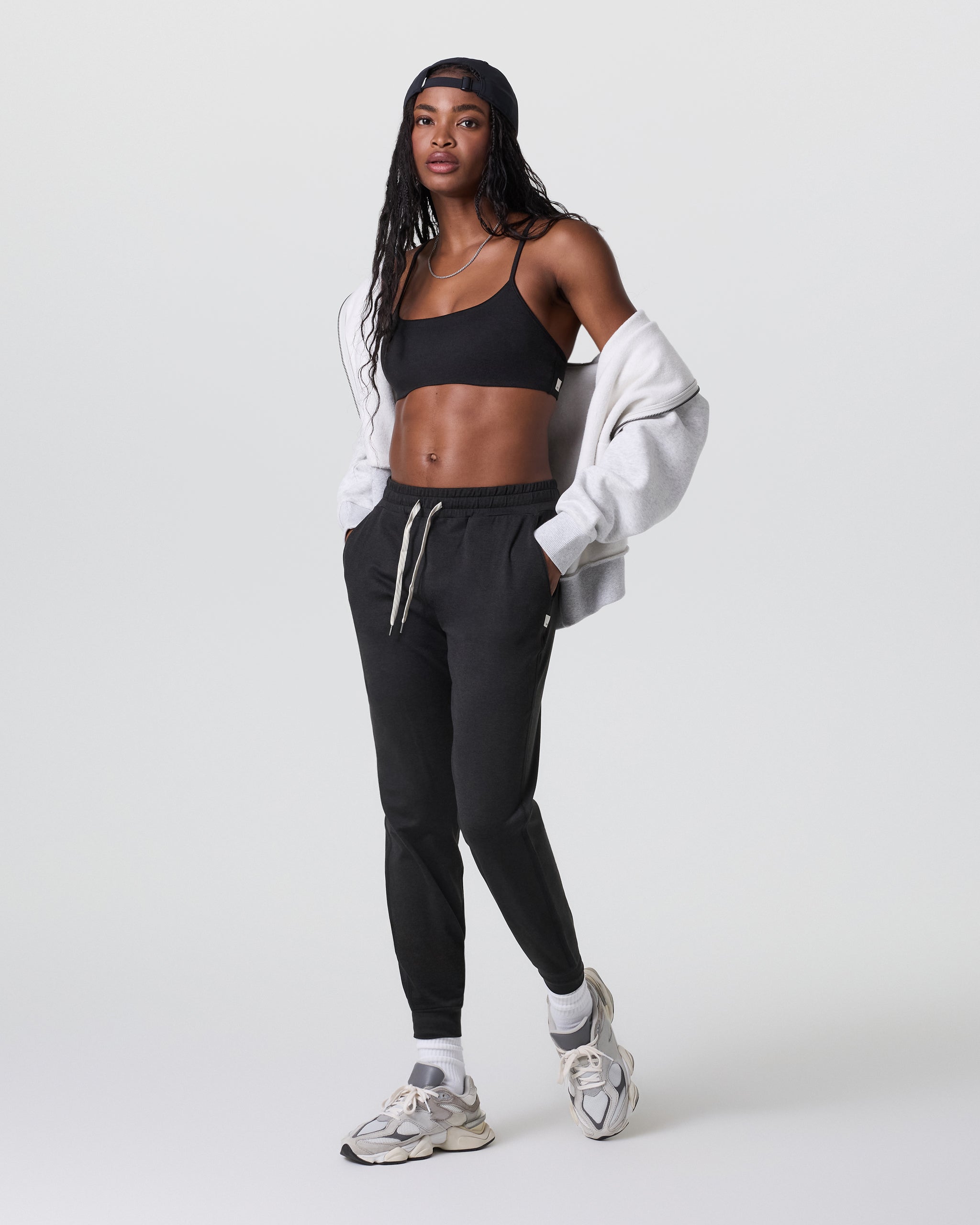 Performance Jogger - Long | Black Heather
