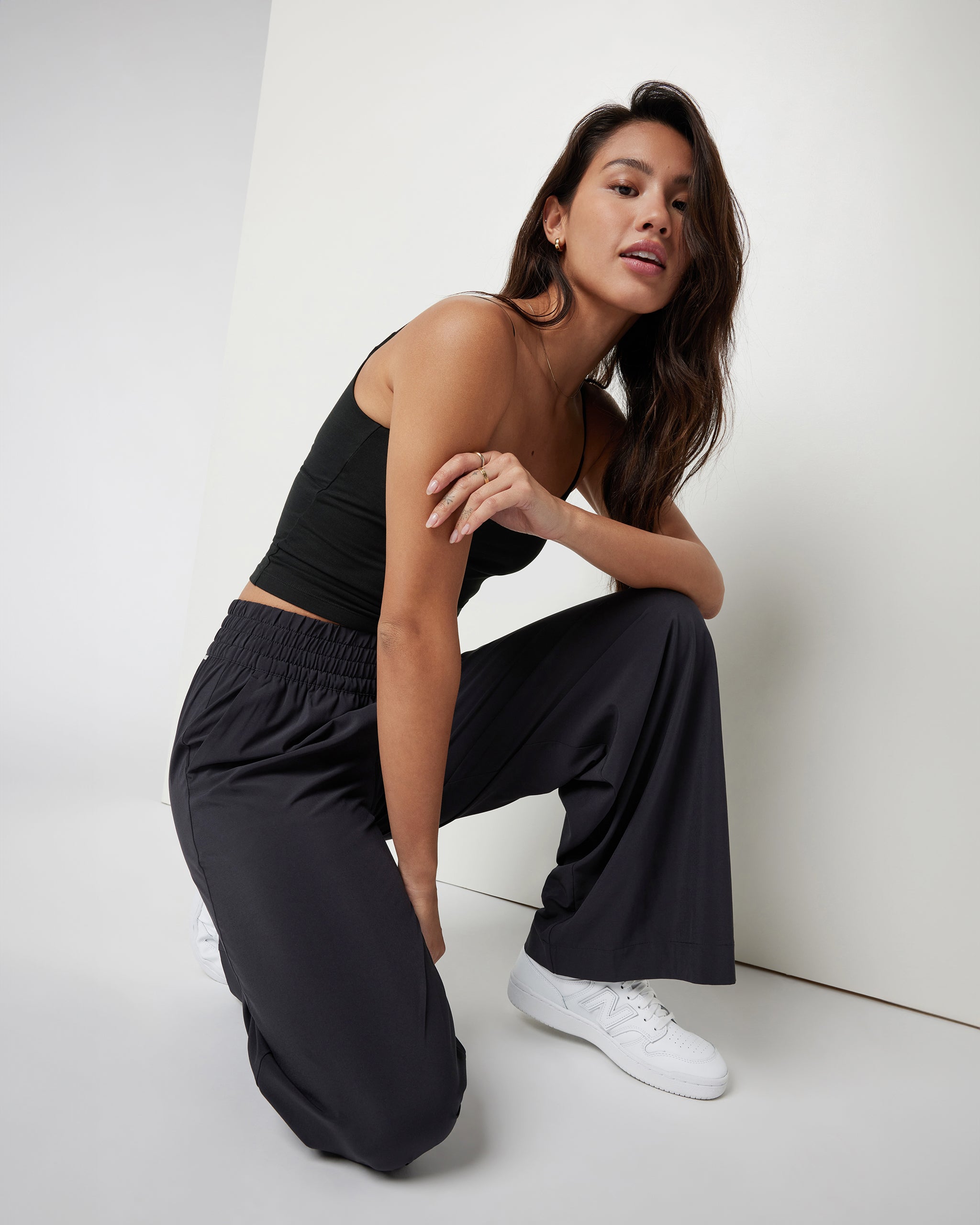 Villa Wideleg Pant - Short | Black