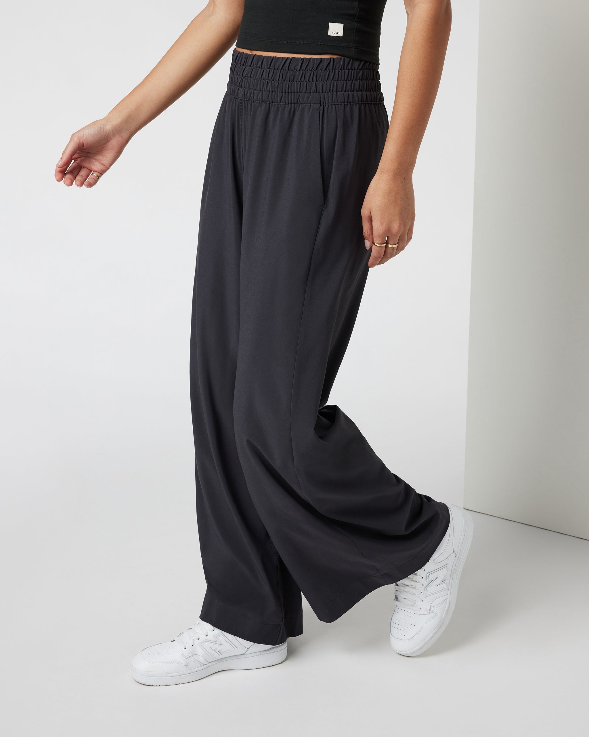 Villa Wideleg Pant - Short | Black