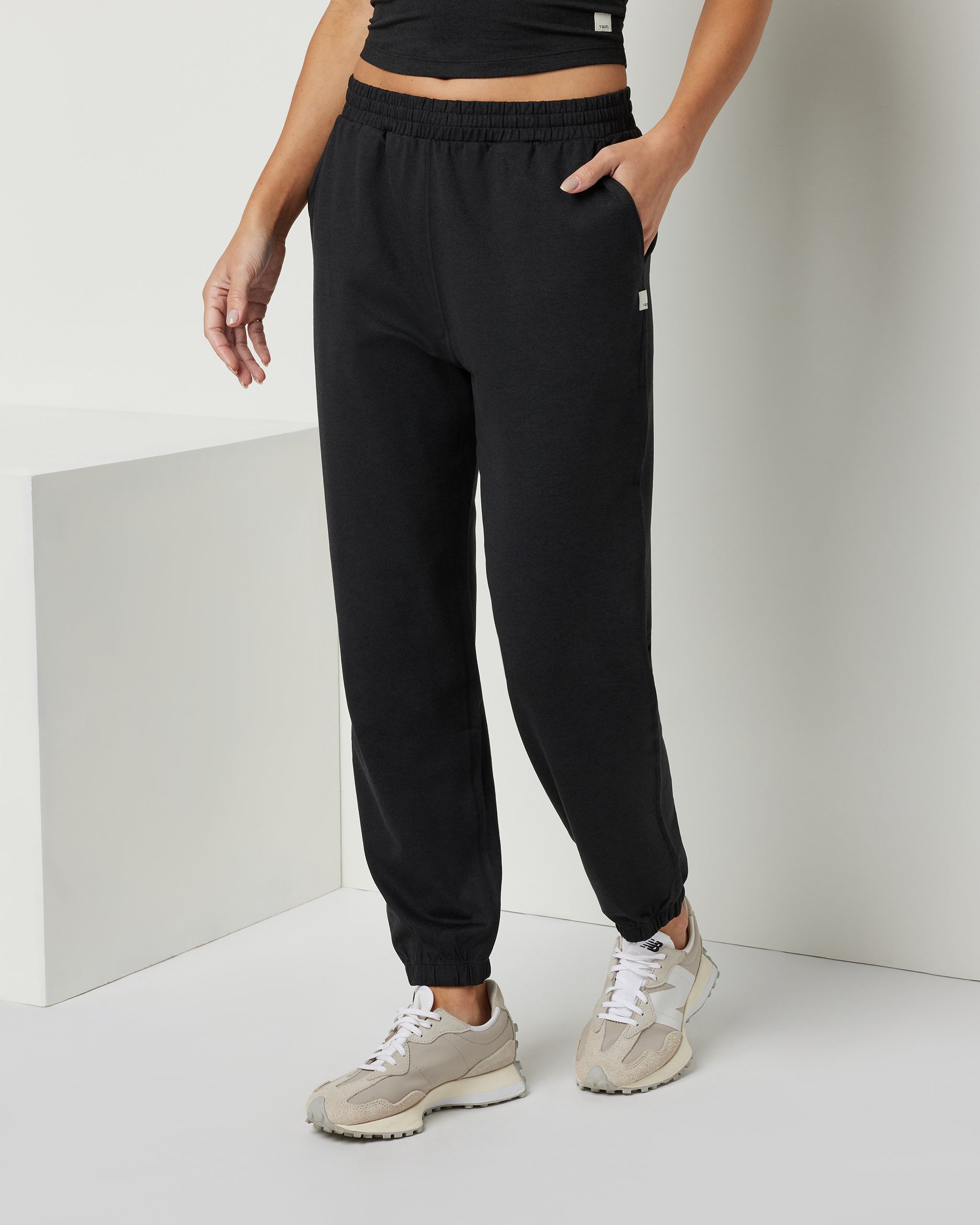 Boyfriend Sweatpant | Black Heather